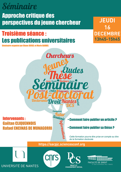 Séminaire doctoral - Approche critique des Perspectives du Jeune Chercheur