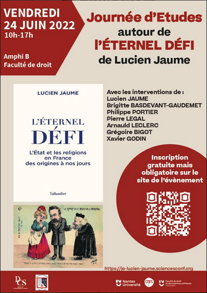 Journée d'études autour de l'Éternel défi de Lucien Jaume