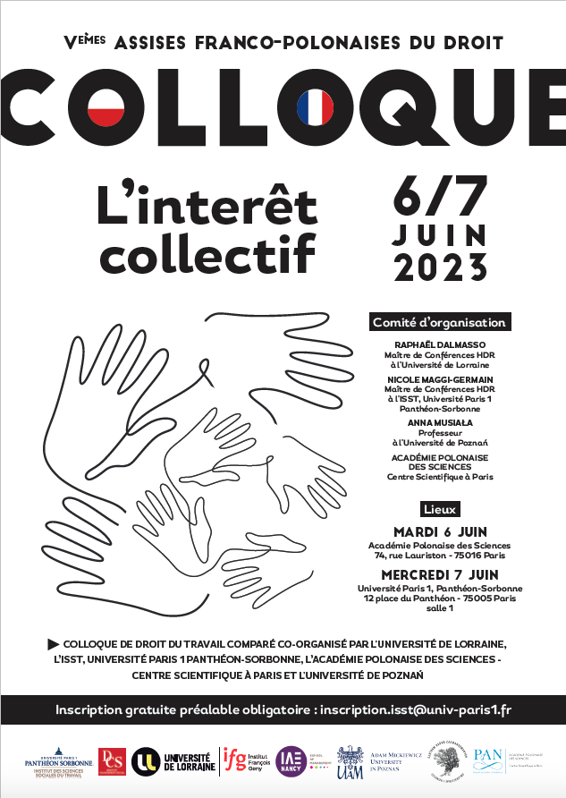 Colloque - L'intérêt collectif - Vèmes Assises franco-polonaises du droit