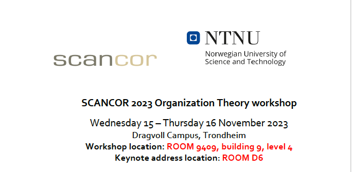 SCANCOR 2023 Workshop