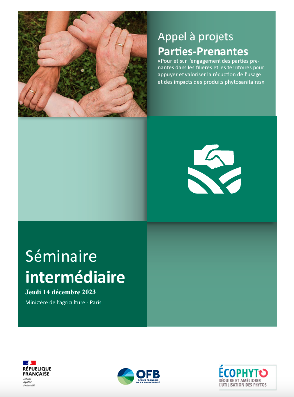 Séminaire intermédiaire des projets lauréats de l’APR Parties-Prenantes