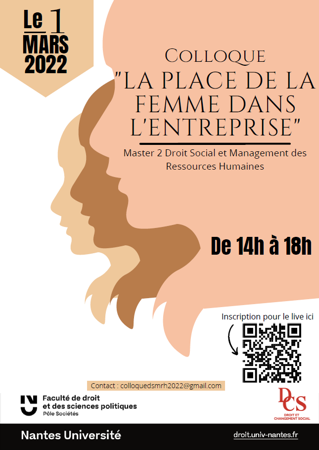 Colloque - La place de la femme dans l'entreprise