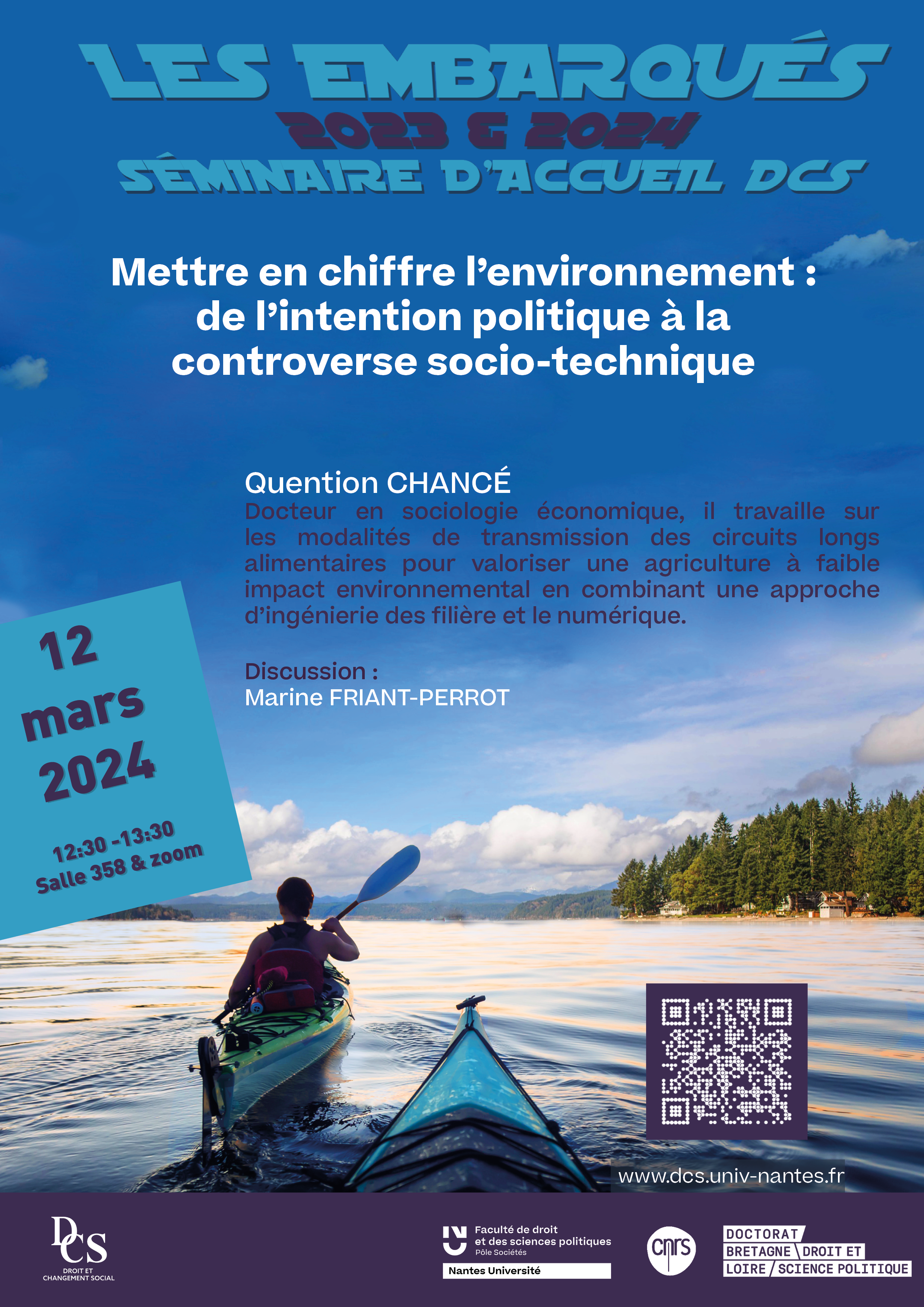 Affiche Les embarqués Quentin Chancé