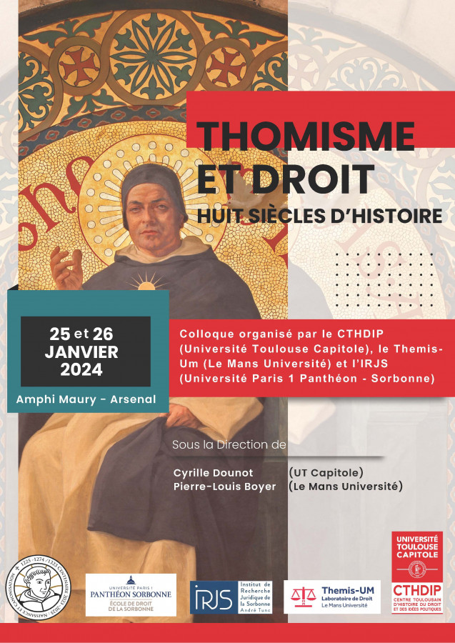 Colloque Thomisme et droit, huit siècles d'histoire